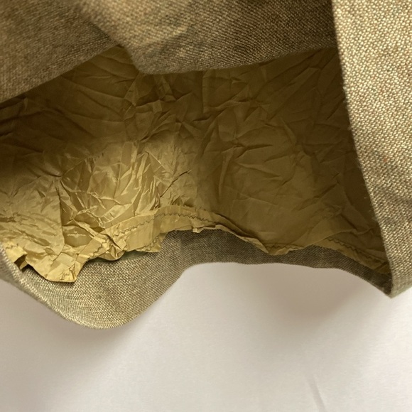 NWT Urban Renewal Tweed Wool A-Line Midi Skirt Green Tan Size 6 - Picture 5 of 7